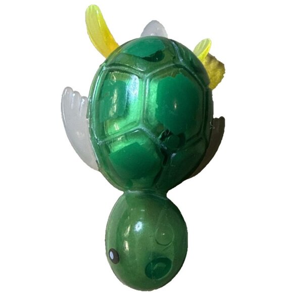 Vintage Tomy Bath Tubbies Wind-Up Tommy Turtle Green yellow - Picture 2 of 6